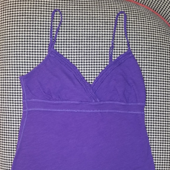 American Eagle Outfitters Tops - American Eagle purple detailed cami American Eagle Outfitters Tops - American Eagle purple detailed cami